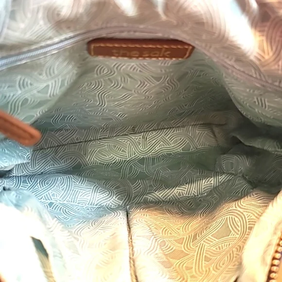 the sak blue pebbled leather crossbody - Picture 9 of 10